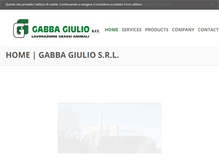 Tablet Screenshot of gabbagiulio.com
